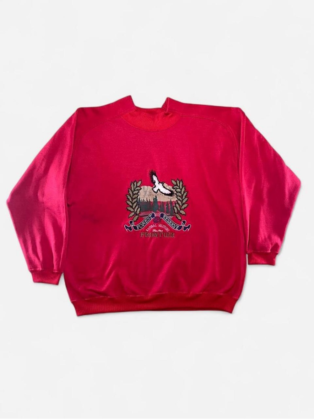 Vintage 1990s Northwest Territory Red Crewneck Sweatshirt